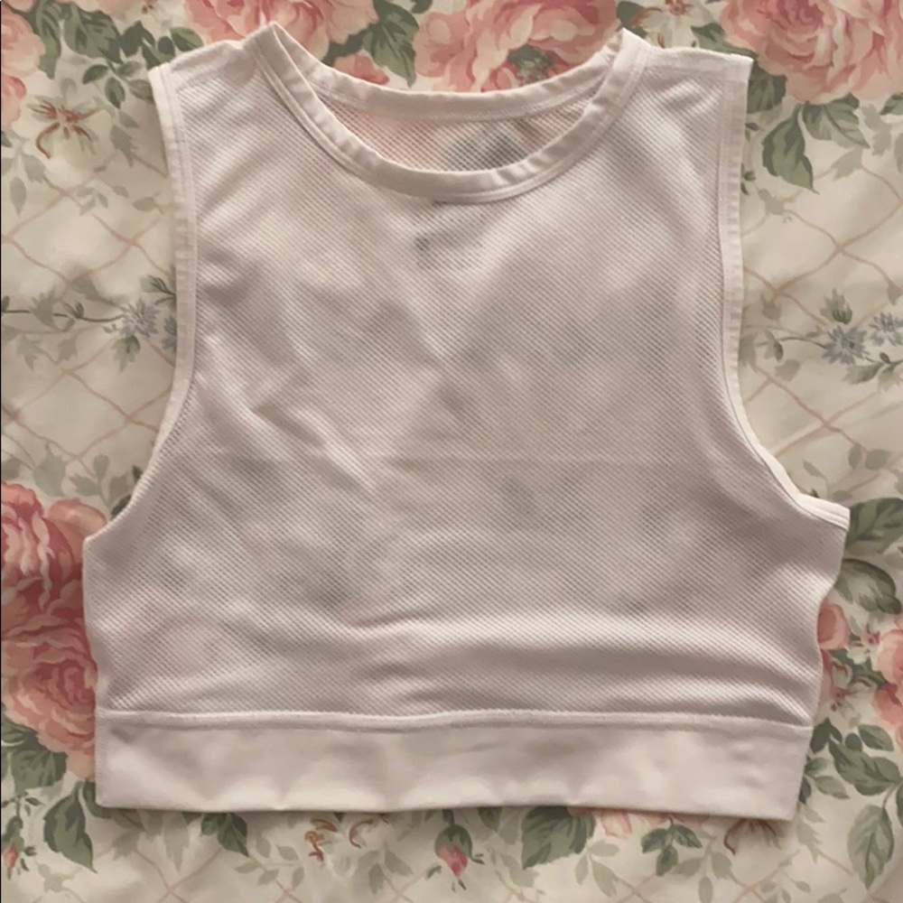 Nike Cropped Mesh Top